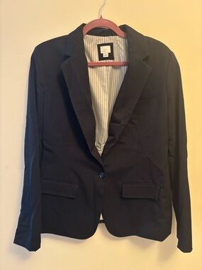H&M Black Single-Button Blazer for Women